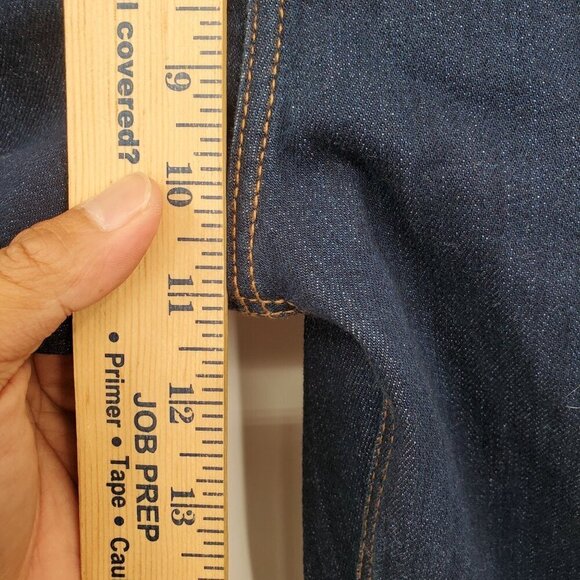 Old Navy High Rise Wow Flare Jeans Women Size 12 NWT Dark Wash Cotton - Picture 13 of 16